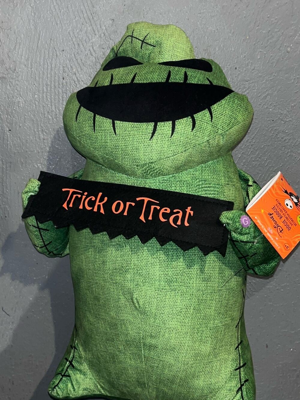 Disney Oogie Boogie Trick or Treat Halloween Greeter 18” NWT